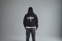 Alone baggy hoodie black