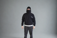 Alone baggy hoodie black